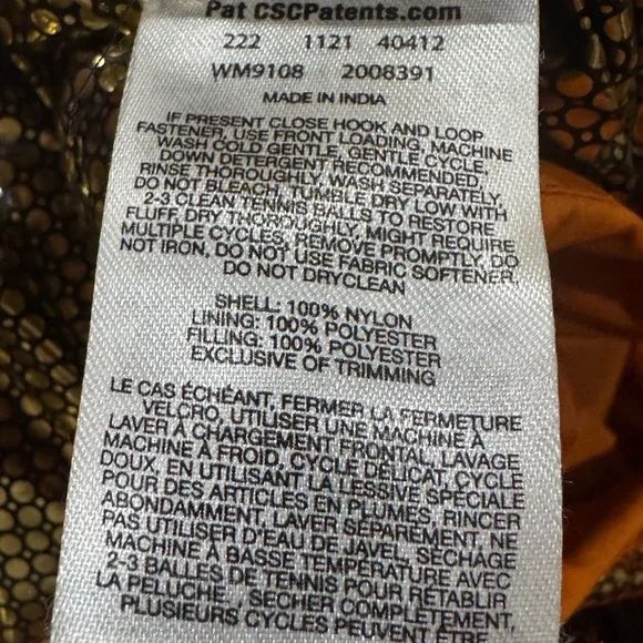 Columbia Men's burnt orange; size M Omni heat Infinity; light puffer - Picture 6 of 7